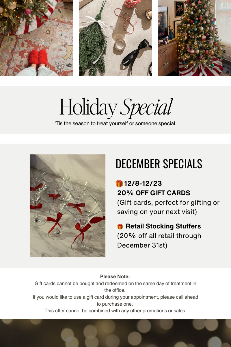 Holiday December Specials Ct Med Spa
