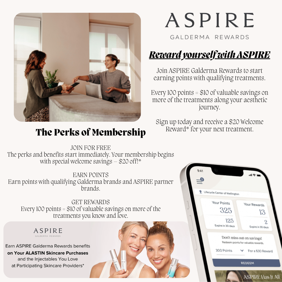 Aria Medical Aesthetics Aspire Rewards Program