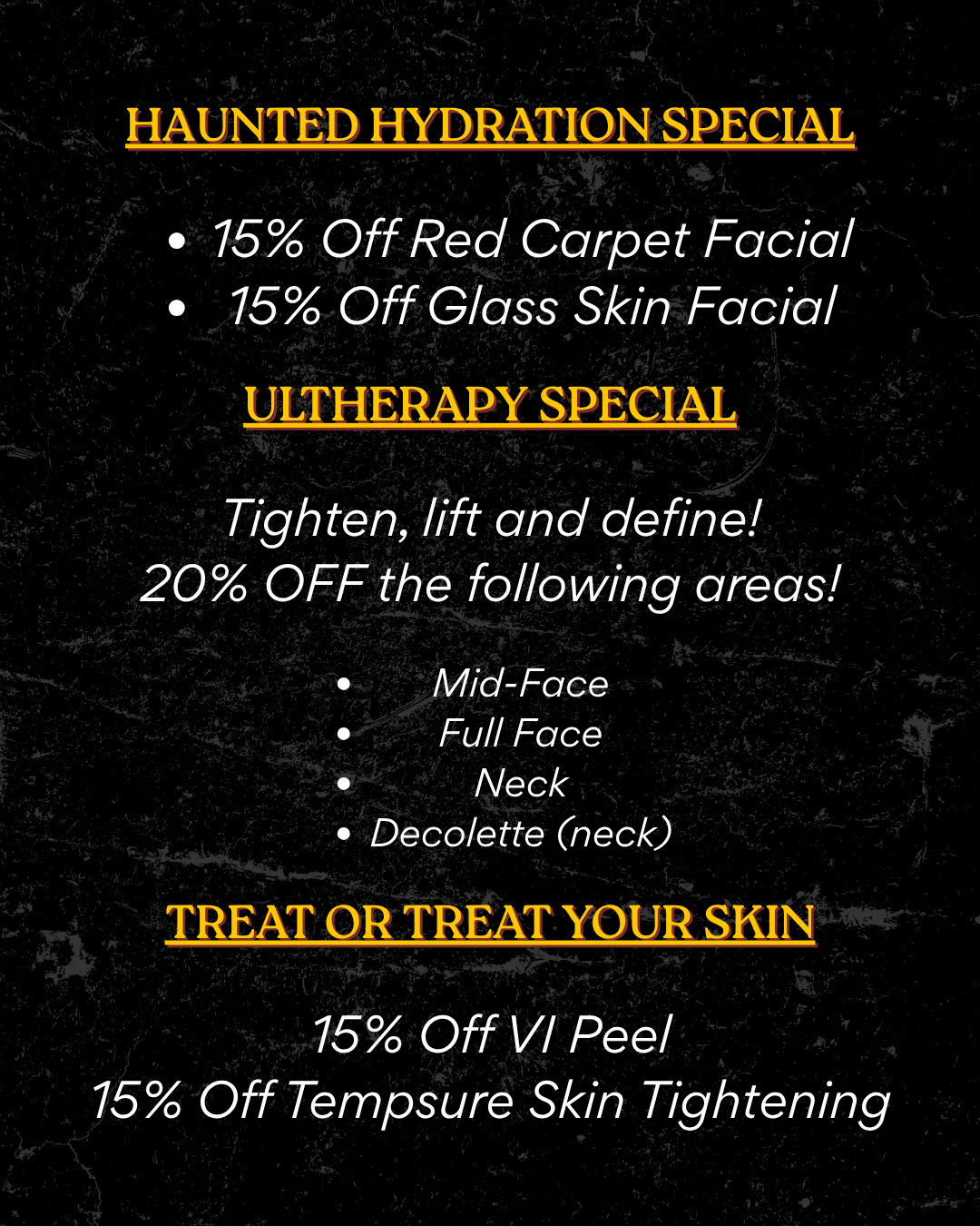 october 2026 specials